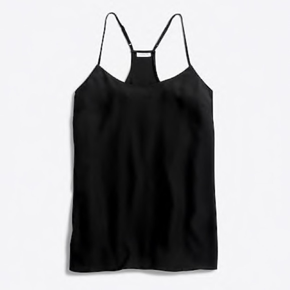 NWOT- j crew factory black dressy camisole tank top